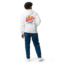 Load image into Gallery viewer, 'Life's Short' Zip-up Hoodie