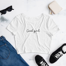 Load image into Gallery viewer, Good Girl Crop Tee
